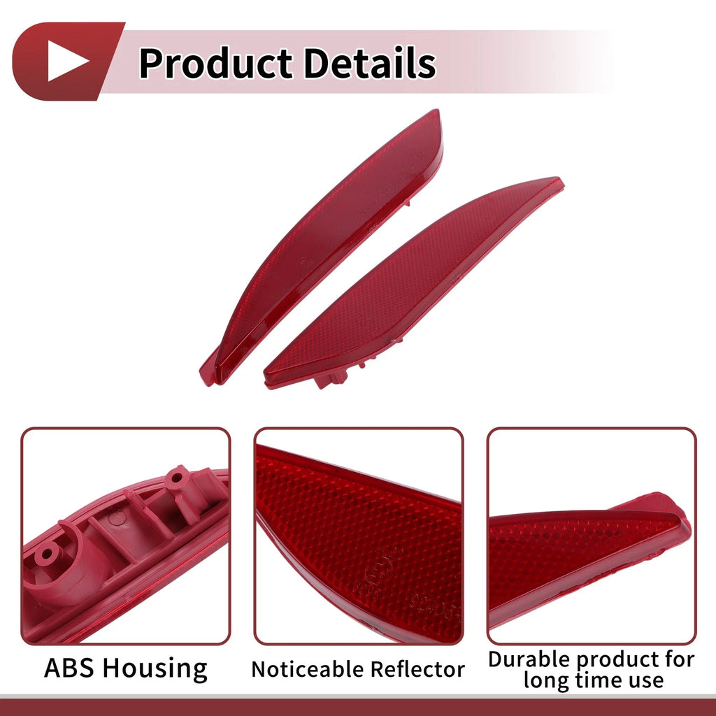 Set of 2 Rear Bumper Reflectors for Hyundai Sonata (No. 924063S000)