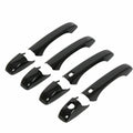 4X Exterior Door Handle Trim Cover for Jeep Grand Cherokee (2011–2019) Black
