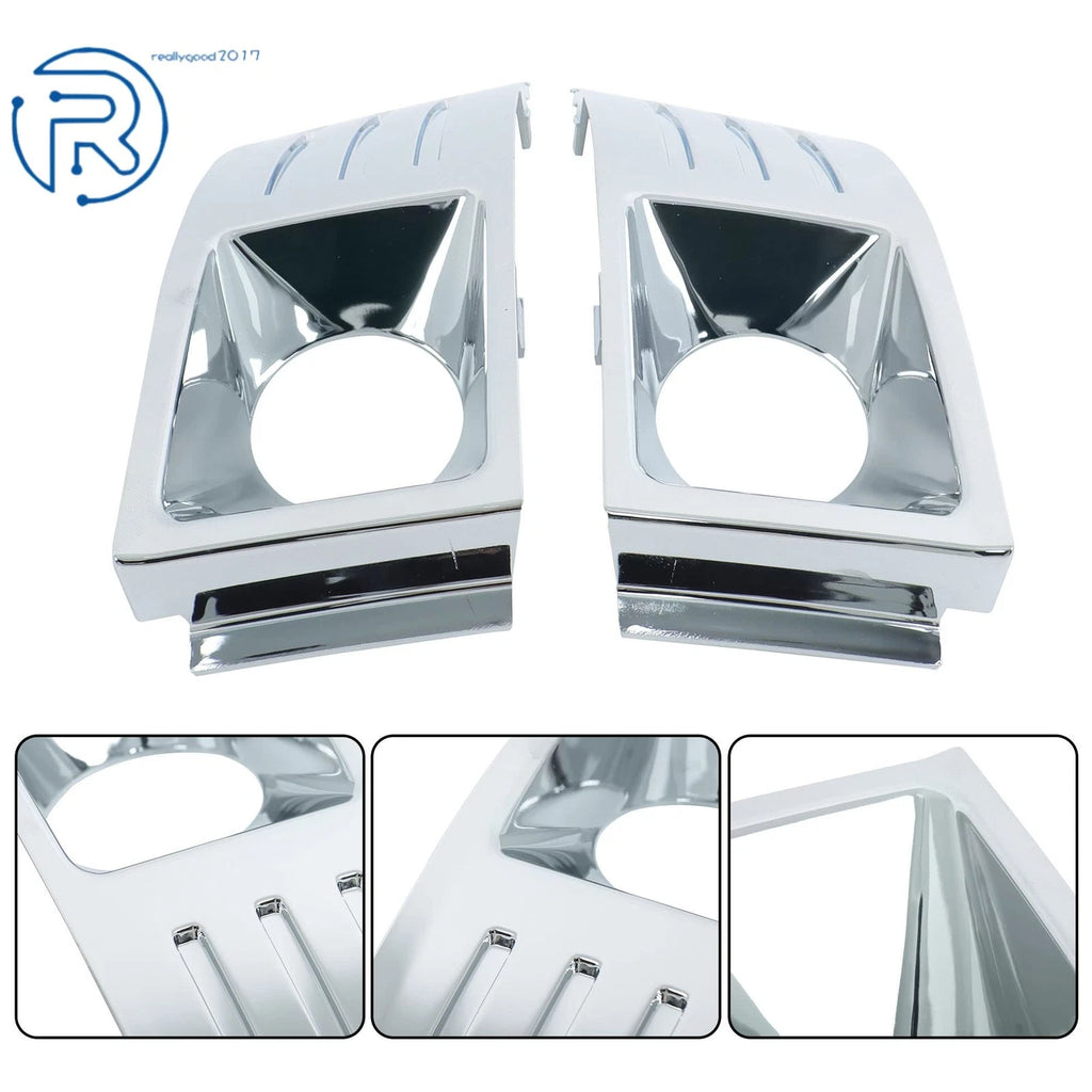 Set of 2 Chrome Fog Light Lamp Trims for Ford Flex (2009-2012)