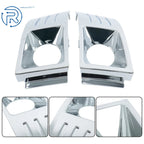 Set of 2 Chrome Fog Light Lamp Trims for Ford Flex (2009-2012)