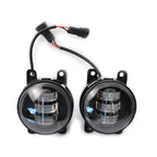Dual Color White/Yellow LED Fog Lights for Honda Nissan Subaru Ford