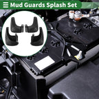 Mud Flaps Splash Guards for Hyundai Elantra 2002-2007 with Mount Accessories