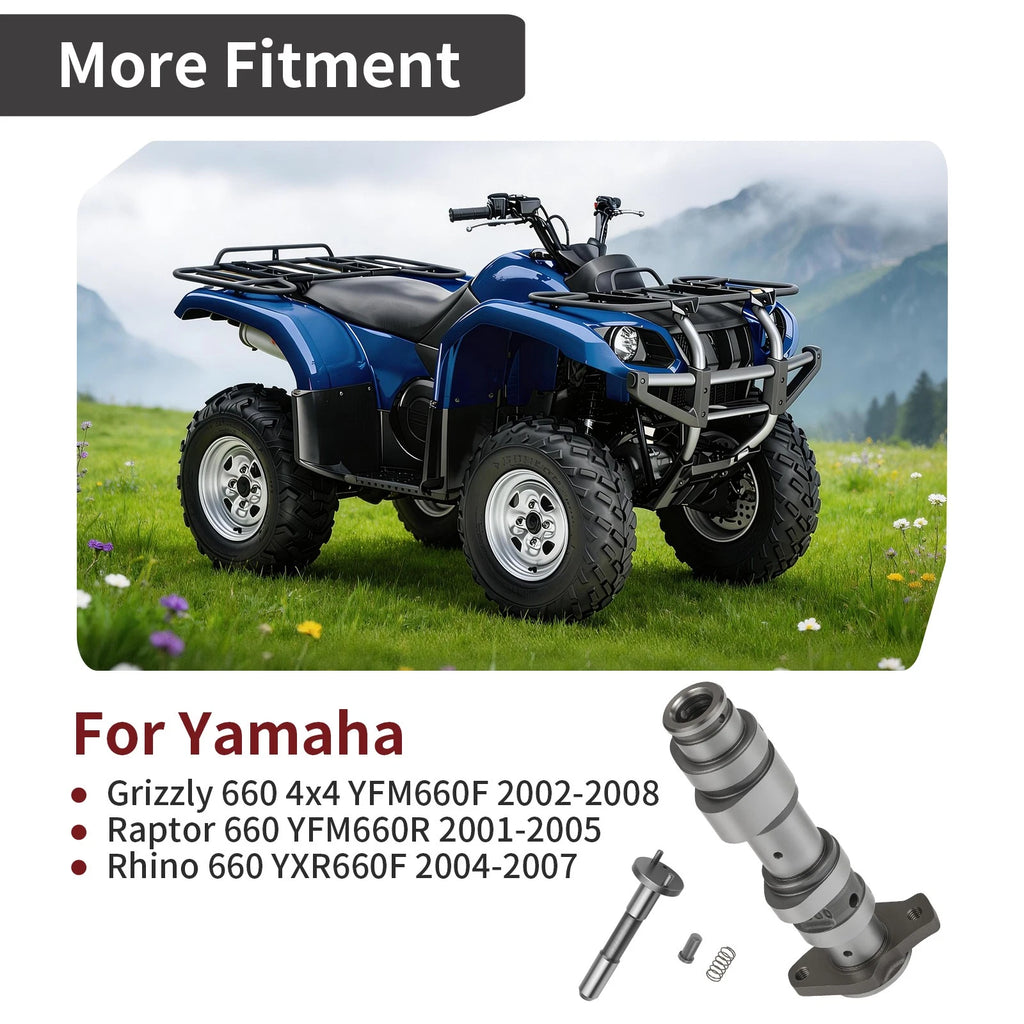 Engine Camshaft Kit for Yamaha Grizzly 660, Raptor, Rhino 660 (2002–2008) 5KM-12170-00-00