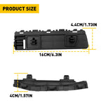 Set of 2 Front Bumper Headlight Retainer Brackets for Acura TSX (2009–2014)