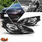 Headlight Lamps for Chrysler Pacifica Voyager (2017–2023) Black/Clear