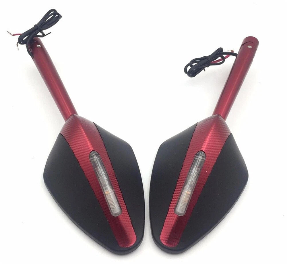 Universal Full Aluminium CNC Mirror with LED Indicator for Honda