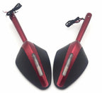 Universal Full Aluminium CNC Mirror with LED Indicator for Honda