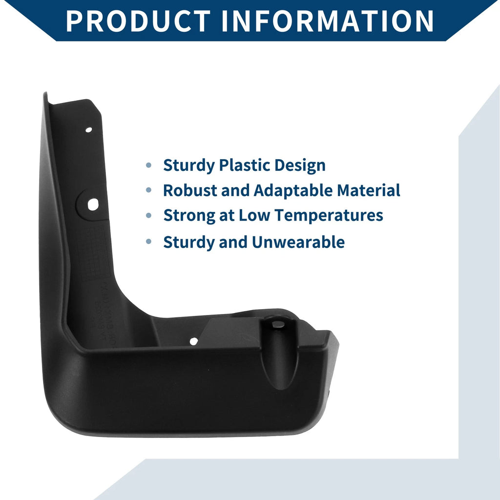 Set of 2 Mud Flaps Splash Guards for BMW X1 (2023–2024)