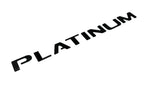 Gloss Black Tailgate Inserts Letters Replacement for 2021-2023 Ford F-150 Platinum