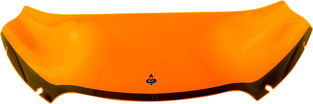 Klock Werks 6" Kolor Flare Windshield for FLTR (KWW-01-0628) - Orange Ice