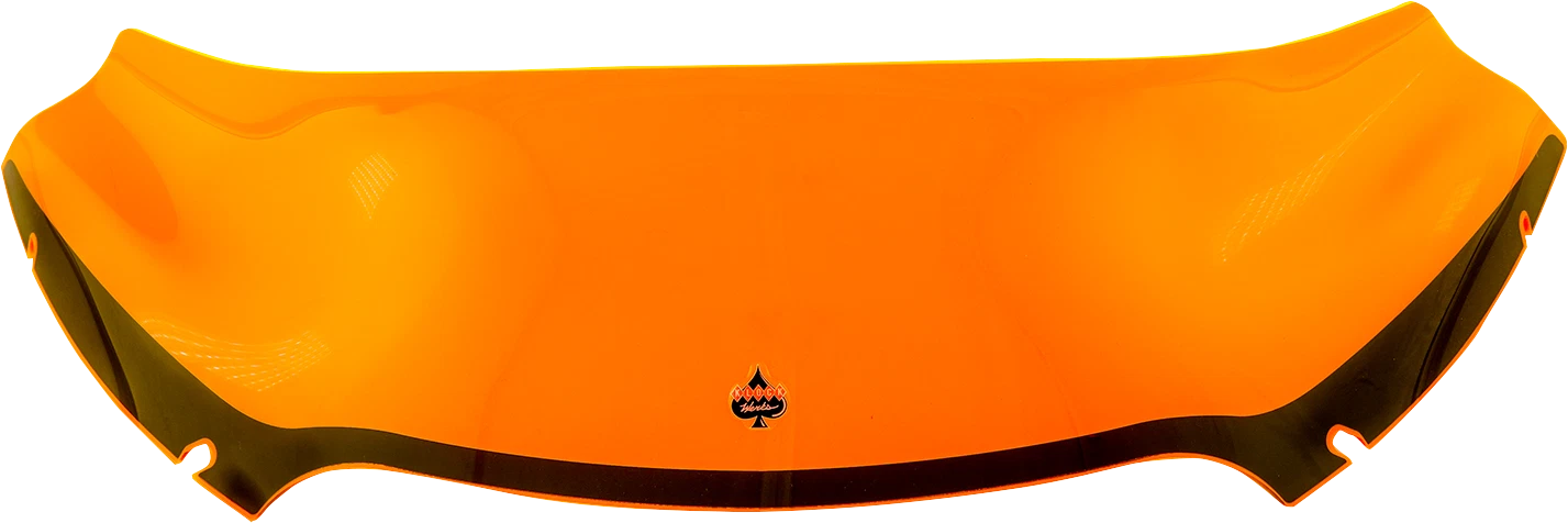 Klock Werks 6" Kolor Flare Windshield for FLTR (KWW-01-0628) - Orange Ice