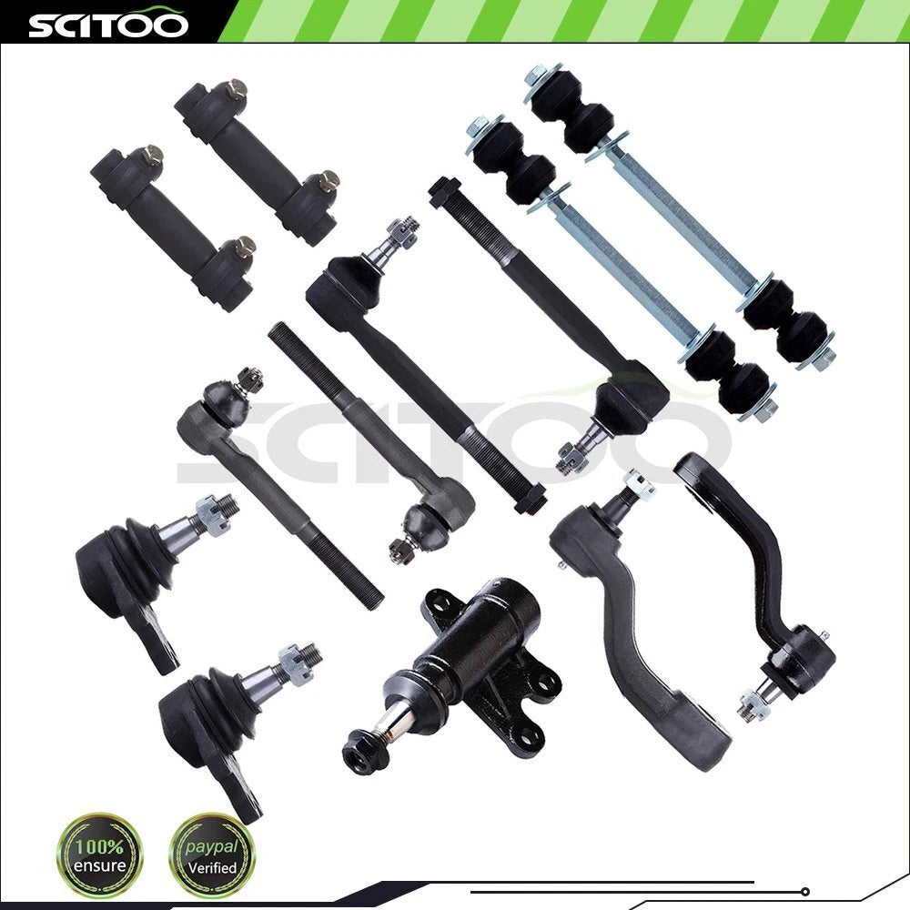 Set of 2 Front Lower Tie Rod Ends for Chevrolet K1500 GMC K1500 (1993–1995)