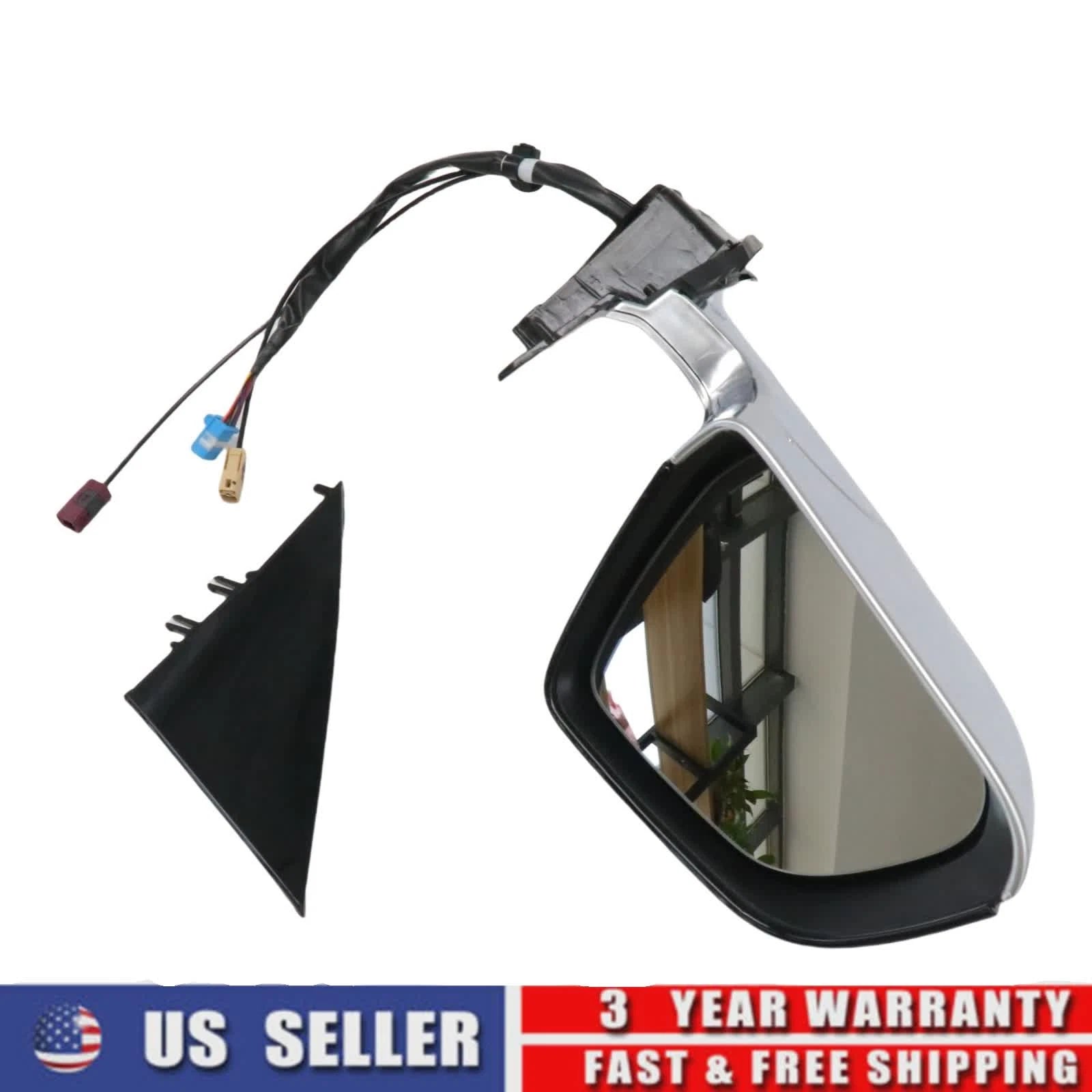 Heated Power Fold Left Driver Side Mirror for Tesla Model 3 (2017–2023)