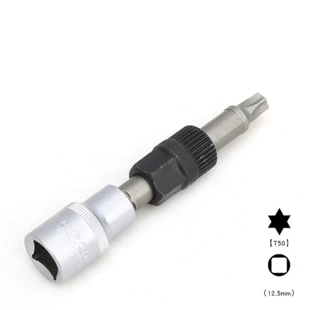 Clutch Pulley Removal Tool for Car Accessory Alternator Black Silver