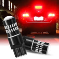 2X 7443 PC 7440 Super Red Strobe LED Light Bulb for Brake Tail (E)