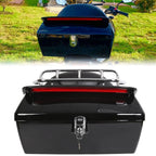 Tour Trunk Tail Box Luggage Pack for Harley Yamaha Suzuki Cruiser