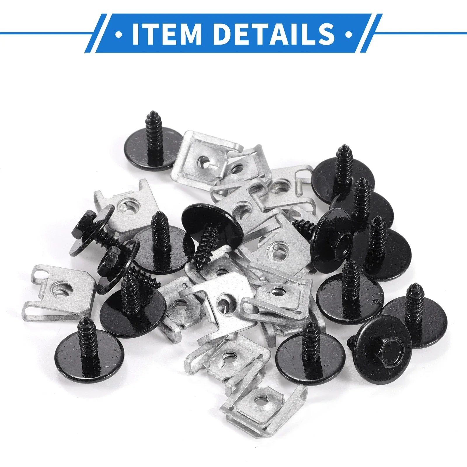 Set Car Fender Liner Splash Shield Bumper Cover Screw for BMW 1 Series M (2011)