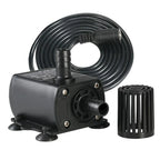DC12V Brushless Submersible Pump 400LH with Flow Control and LED Indicator