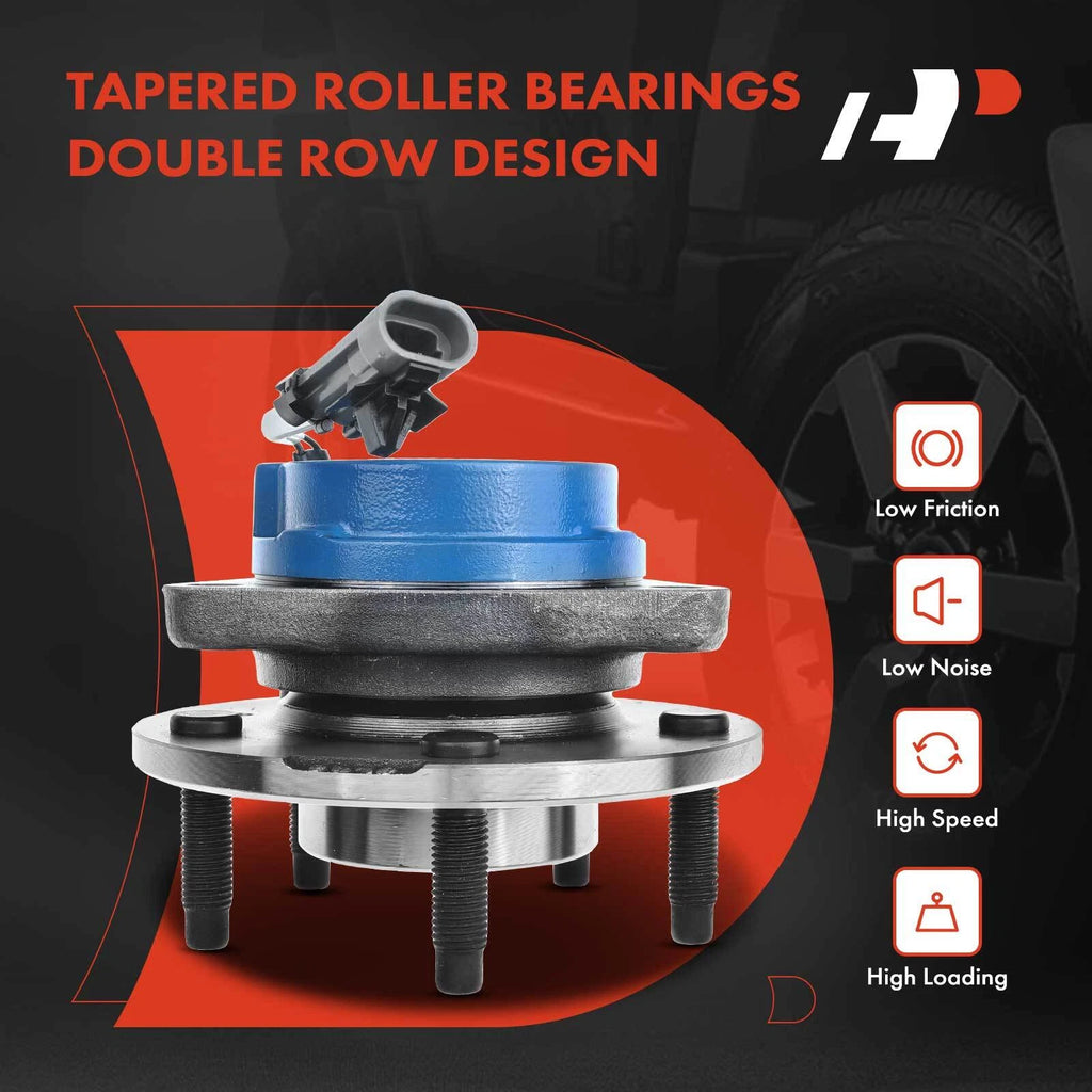 Front Wheel Hub & Bearing Assembly with ABS for Cadillac CTS STS (2003-2011)