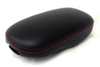 Center Console Armrest Cover for Kia Soul (2014–2019) Red Stitch