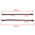 Pair Upper Frame Support Struts w/Gusset Plate for Simson S50E S51E S70E S53 S83
