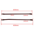 Pair Upper Frame Support Struts w/Gusset Plate for Simson S50E S51E S70E S53 S83