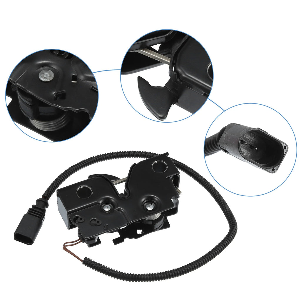 Hood Latch Lock Assembly for Volkswagen Golf 