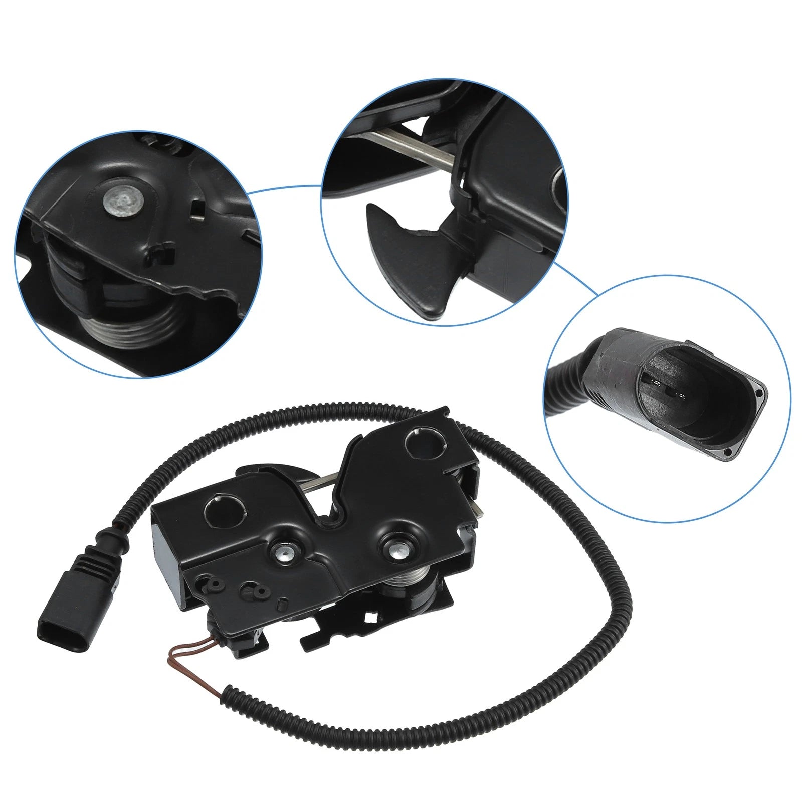 Hood Latch Lock Assembly for Volkswagen Golf 