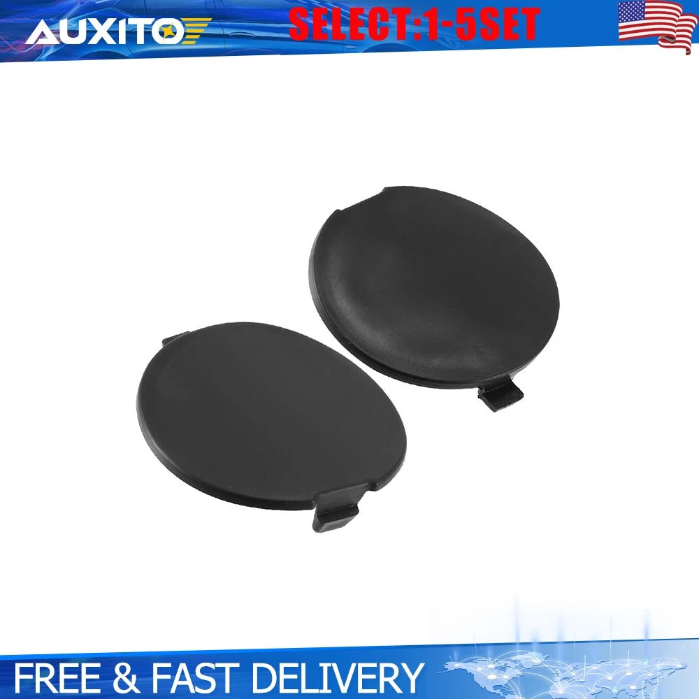 Set of 2 Rear Bumper Tow Hook Cover Caps for Mazda 3 (2014–2016)