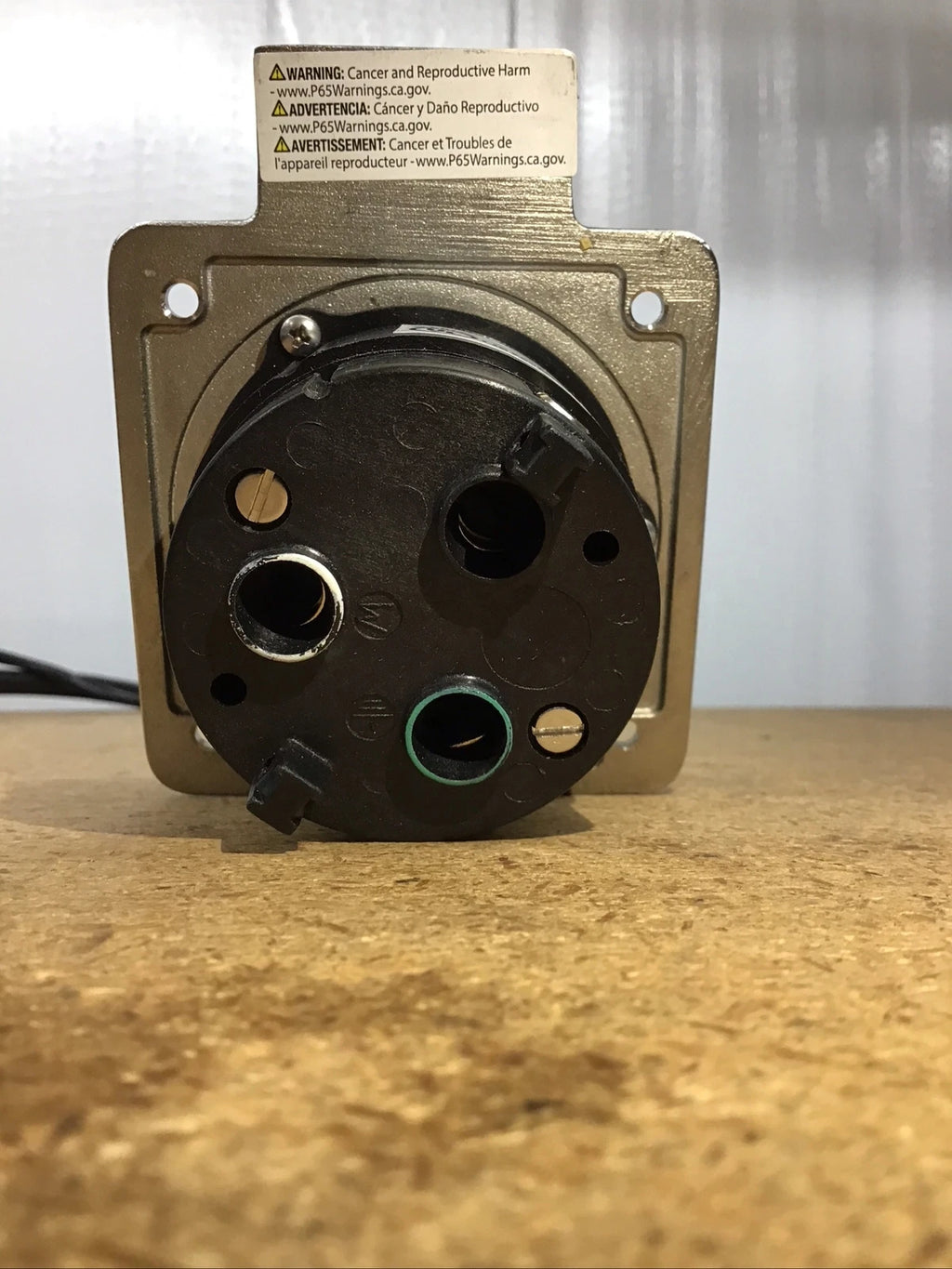 50 Amp 125V Marinco 6371EL ShorePower Inlet for Marine Applications (Used)
