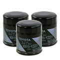 Set of 3 Engine Oil Filters for Lexus Toyota