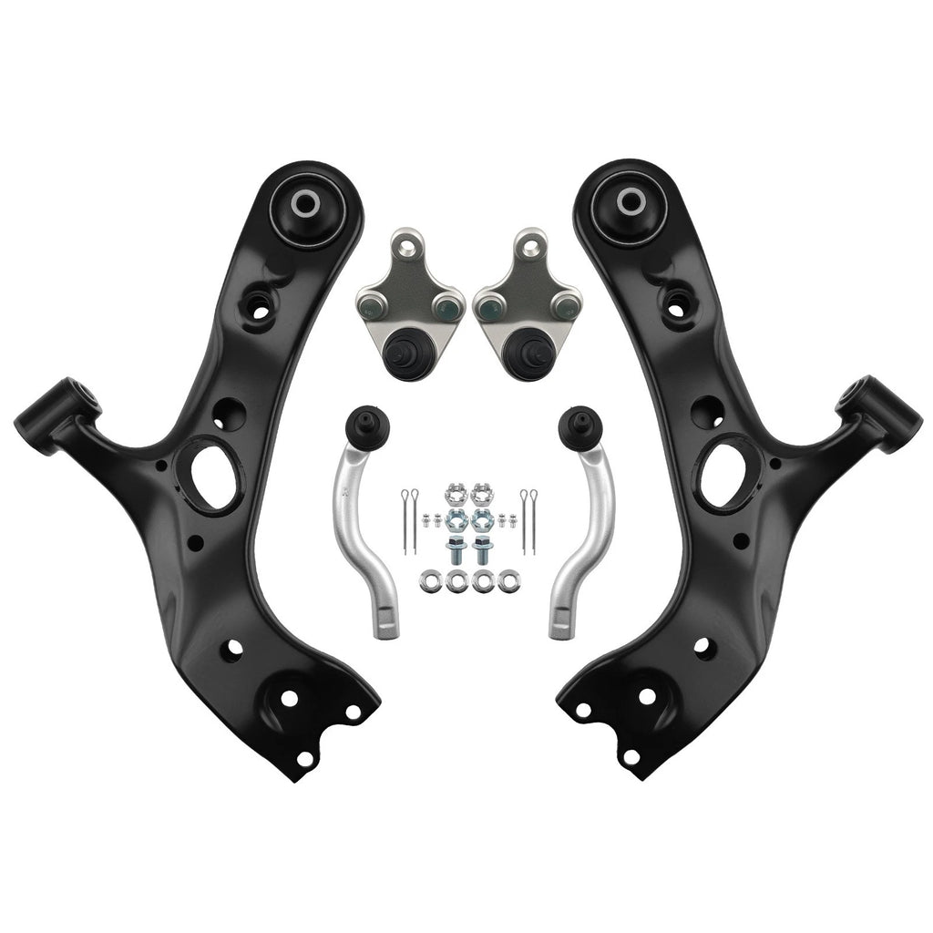 4X Front Lower Control Arm Tie Rod Ends for Lexus NX200T/NX300 (2015–2021)