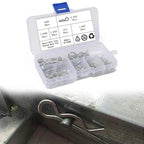 R Type Cotter Pins with Transparent Box for Handy Storage Solution