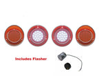 LED Tail Light and Reverse Kit with Flasher for 1969-1973 Chevy Corvette