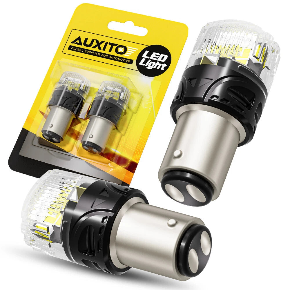 2X 1157 LED Tail Brake Stop Reverse Parking Turn Signal Bulb for AUXITO