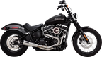 2-into-1 Upsweep Exhaust for Harley (2018–2024) Vance & Hines Brushed/Stainless