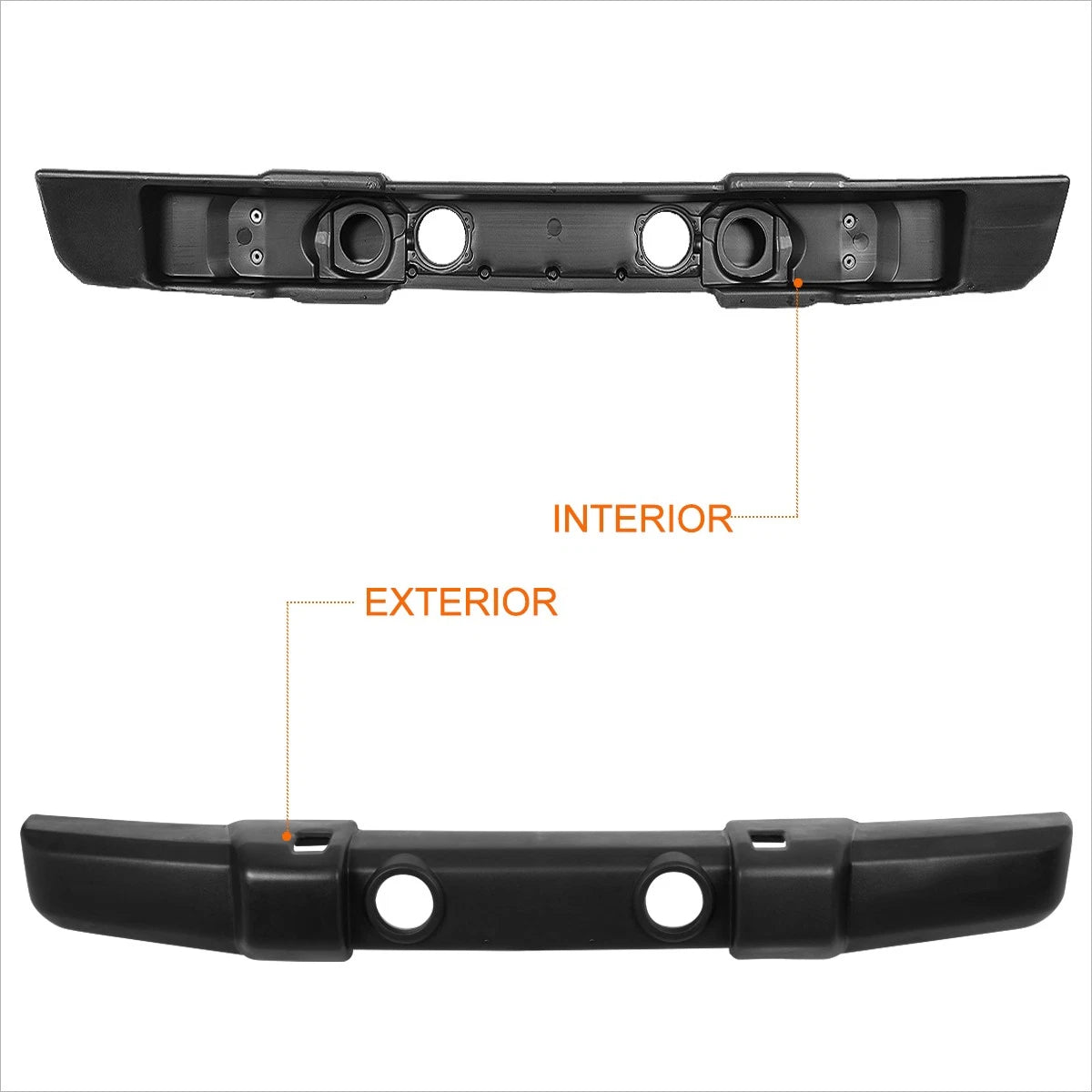 Fog Light Cover for BMW 745i 760i (2002–2005) Black