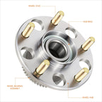 Set of 2 Rear Wheel Hub Bearing Assembly Kit for Honda Accord/Acura TL (2003–2008)