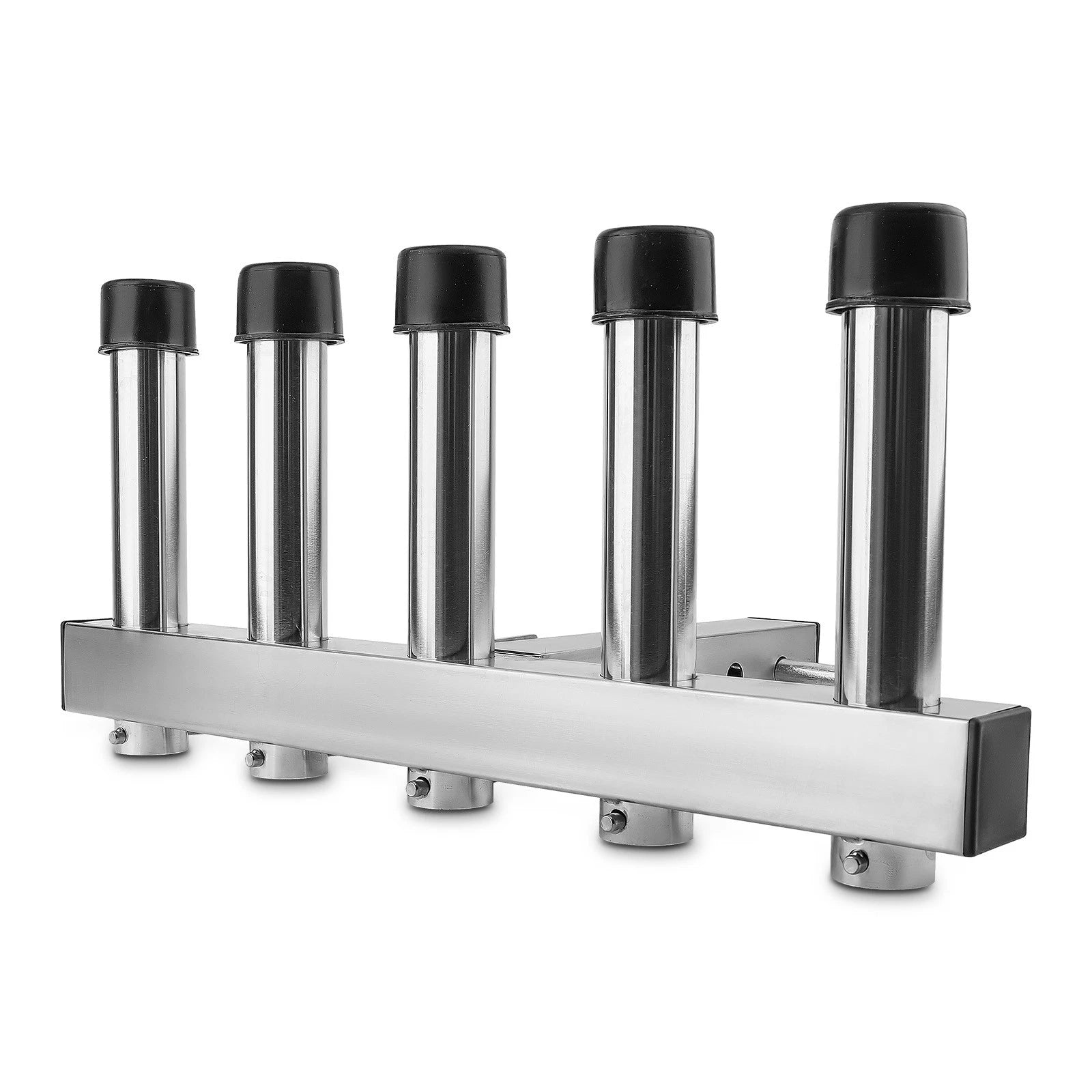 Adjustable Fishing Pole Rack for 2" Hitch Receiver (5 Rods)
