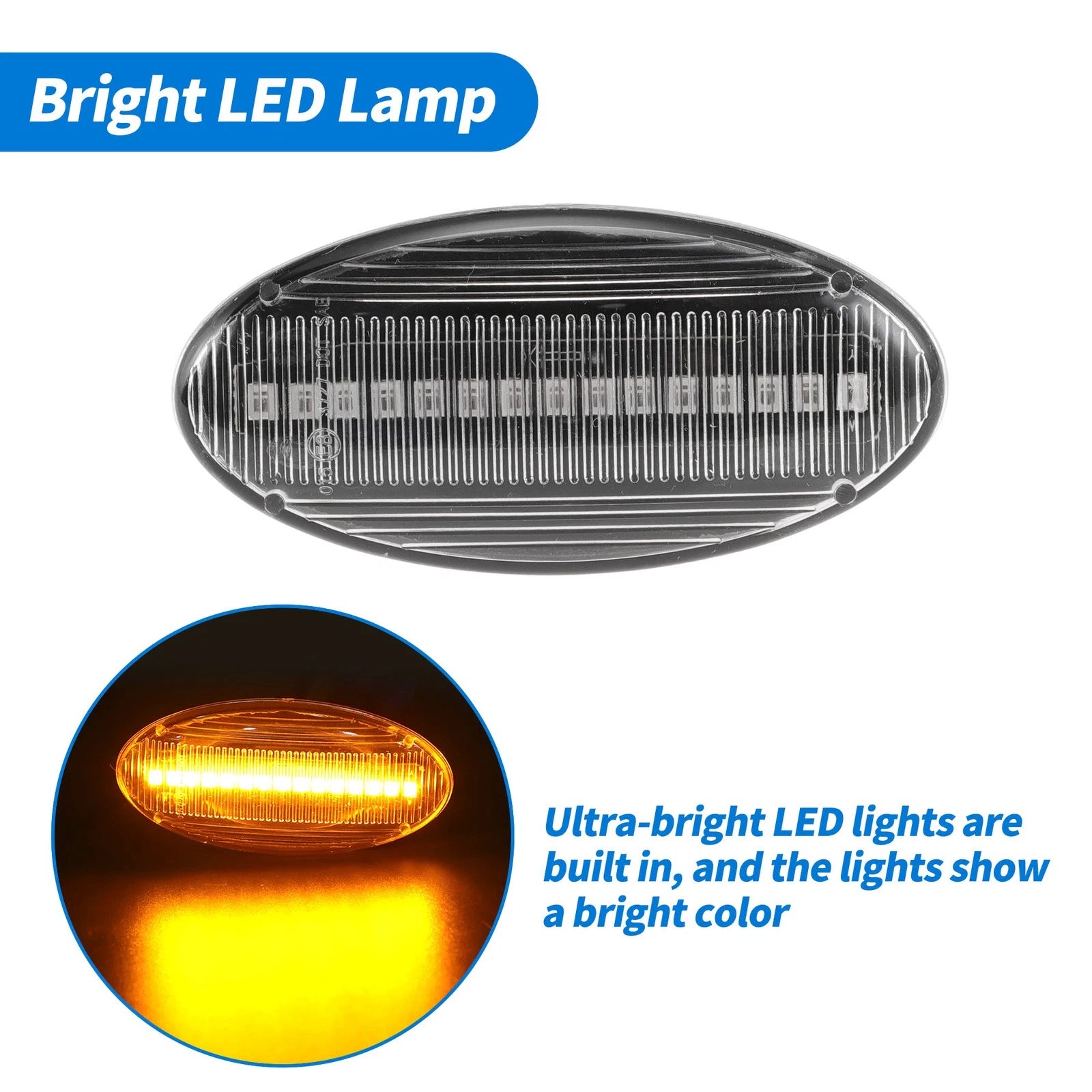 LED Side Fender Marker Light for Subaru Impreza (2008–2011) 2pcs
