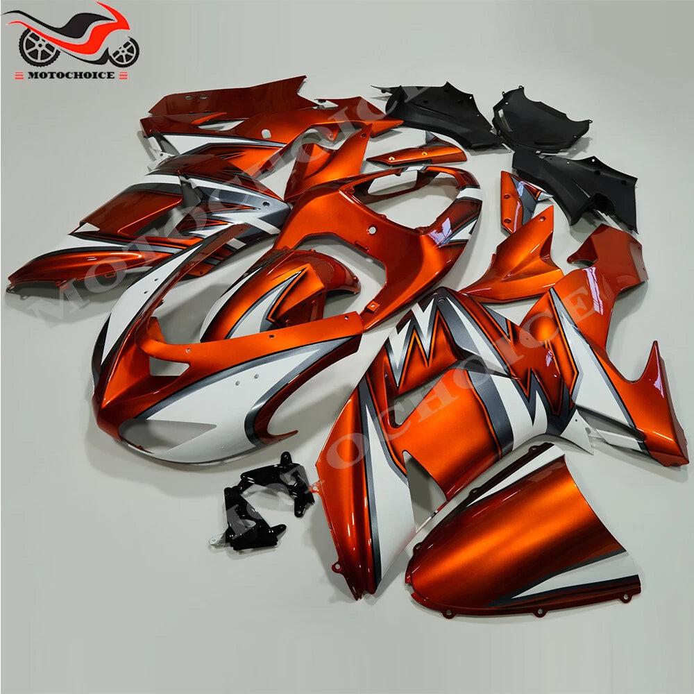 Fairing Kit for Kawasaki Ninja ZX10R (2006–2007) Orange Red