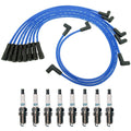 NGK Wire Set & Denso 8 Iridium TT Spark Plugs Kit for Caprice Electra V8 (1991–1996)