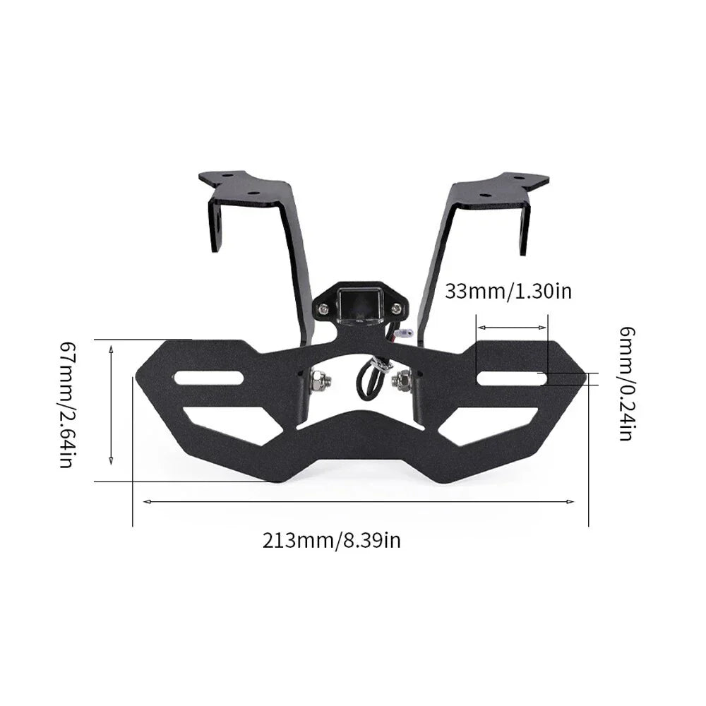 Tail Tidy Plate Holder Fender Eliminator for CF-MOTO 450MT 800MT-X (2023–2024)