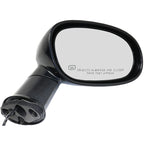 Power Heated Manual Folding Mirror Black Right Side for Challenger