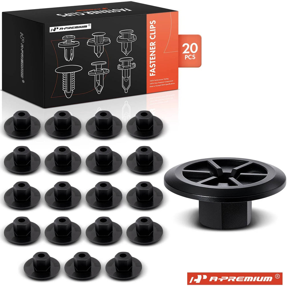 20Pcs Nylon Duct Nut Retainer Clips for BMW 