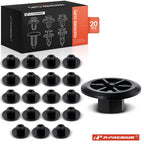 20Pcs Nylon Duct Nut Retainer Clips for BMW 