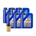 Oil Change Kit 6L Liqui Moly Leichtlauf 5W40 for Audi 2.0/2.8L