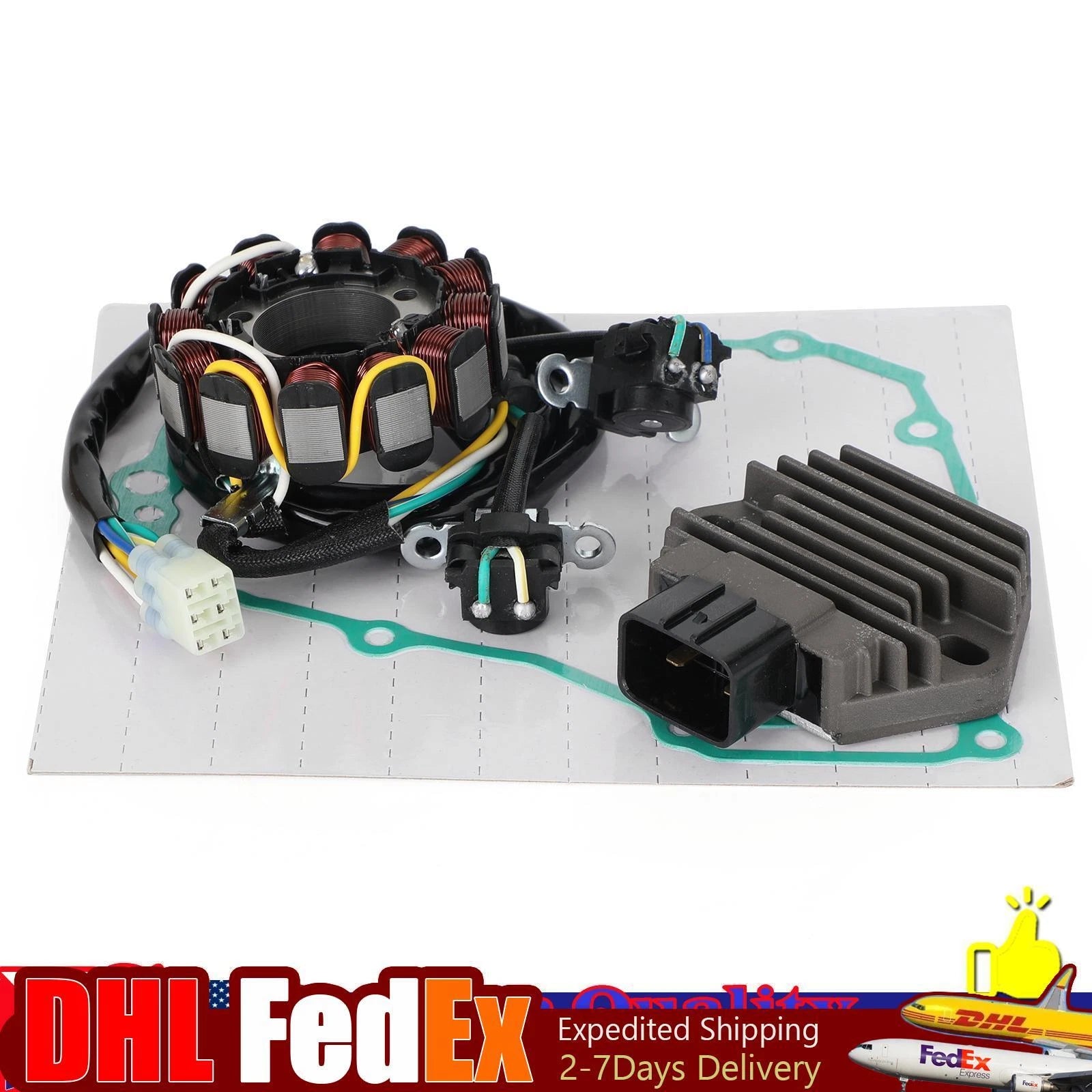 Magneto Stator + Voltage Rectifier + Gasket for Honda CRF450R (2013–2014)