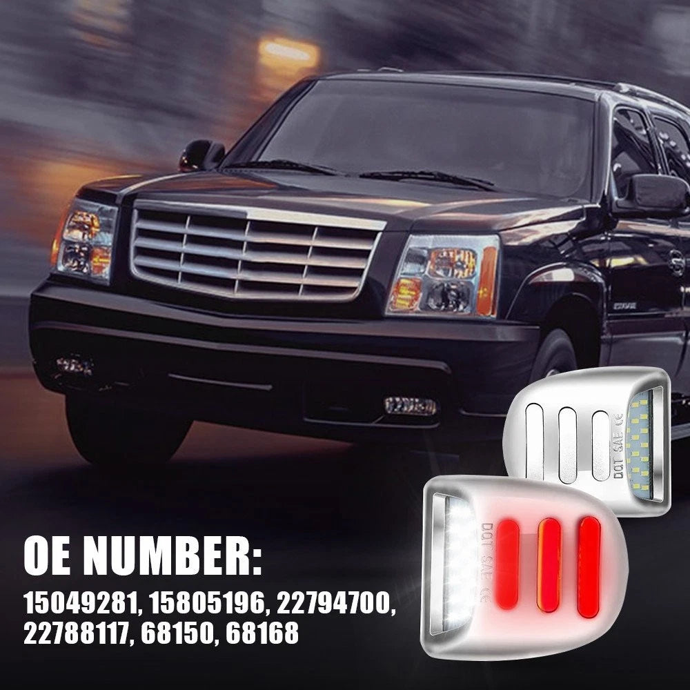 2X LED License Plate Tag Light Kit for Chevy Suburban 1500 2500 (2000–2006)