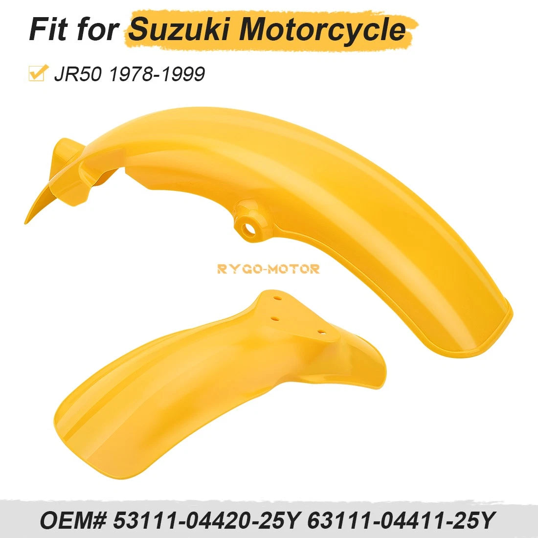 Front and Rear Fenders for Suzuki JR50 (1978–1999)